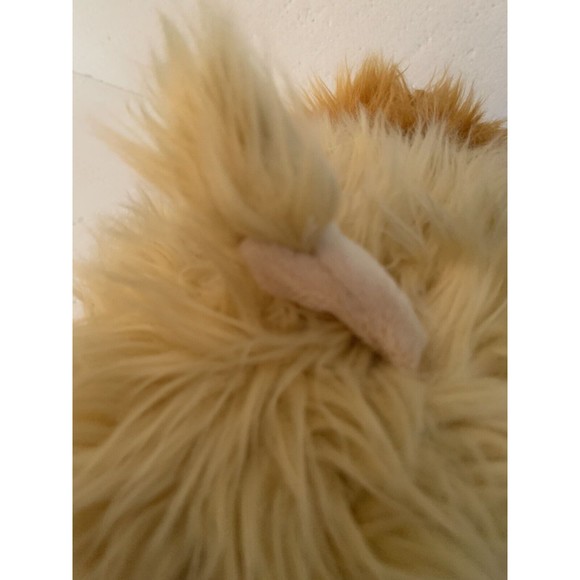 Lion Plush Stuffed Animal Le Rouet Canada Jouet en Peluche Paw Print Ribbon 16" - Picture 11 of 15